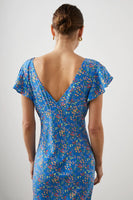 Kenz Dress -Blue Citrus