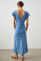 Kenz Dress -Blue Citrus