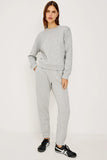 Rails Clothing Kingston Sweatpant Style 845A-263-8488 in Heather Grey Martini Embroidery; Martini Embroidered Fleece Sweatpant