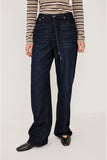 Rails Clothing Normandie Pant Style 546-282C-5417 in Rinse Wash; Relaxed Fit ,Drawstring Waist, Denim Pant