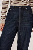 Rails Clothing Normandie Pant Style 546-282C-5417 in Rinse Wash; Relaxed Fit ,Drawstring Waist, Denim Pant
