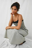 Rails Clothing Primrose Dress Style 670-114F-7896 in ivory jet gingham; Layered Spaghetti Strap Gingham Dress; Summer Dress; Modern Gingham Dress