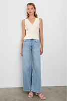 Rails Clothing Rosa Vest Style 834C-609C-001 in Ivory; Knit Vest Top; Rails Knit Vest Top; 