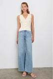 Rails Clothing Rosa Vest Style 834C-609C-001 in Ivory; Knit Vest Top; Rails Knit Vest Top; 