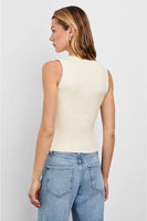 Rails Clothing Rosa Vest Style 834C-609C-001 in Ivory; Knit Vest Top; Rails Knit Vest Top; 