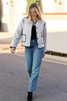 Rails LA Clothing Melanie Jacket Style 915A-455A-548 in Oatmeal; 
