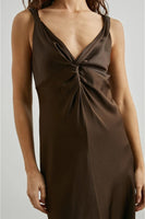 Rails La Clothing Viviana Dress Style 924-148E-7616 in Dark Moss; 