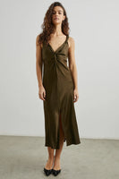 Rails La Clothing Viviana Dress Style 924-148E-7616 in Dark Moss; 