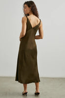 Rails La Clothing Viviana Dress Style 924-148E-7616 in Dark Moss; 