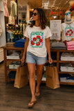 Rails x giadzy the classic crew t-shirt style 813-397-8841 in Giadzy Trattoria. 100% Cotton Giadzy Trattoria Spring summer limited edition collection graphic tee