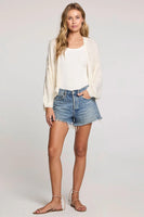 Saltwater Luxe Clothing Aden Sweater Style S2742-SALT in Salt; lightweight knit dress topper; lightweight knit spring summer cardigan