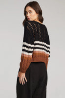 Saltwater Luxe Clothing Mimi Sweater Style S2701-BLK