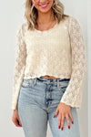Saltwater Luxe Clothing Ovi Sweater Style S3110-Nat in Natural; 