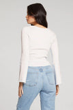 Saltwater Luxe Crilla Sweater Style S2945-Van in Vanilla; 