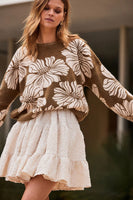 Saltwater Luxe Ganna Sweater Style S2908-Moss in Color Moss; 