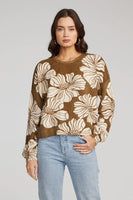 Saltwater Luxe Ganna Sweater Style S2908-Moss in Color Moss; 