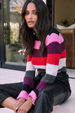 Saltwater Luxe Wilcox Sweater Style S2993-MUL1 in Multi Color Stripe; 