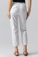 Sanctuary Clothing Rebel Pant Style CP0694NTO BRWH in Brilliant White;white cargo jogger pant;Sanctuary Cargo Pant;White Cargo Pant;White Utility Pant;Cropped Cargo Pant;Summer Cargo Pant; Sanctuary Clothing Utility Cargo Pant