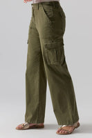 Sanctuary Clothing Reissue Cargo Pant Style CP0921BR6 MSGR in Mossy Green; 