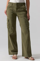 Sanctuary Clothing Reissue Cargo Pant Style CP0921BR6 MSGR in Mossy Green; 
