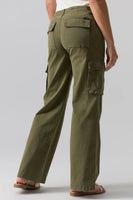 Sanctuary Clothing Reissue Cargo Pant Style CP0921BR6 MSGR in Mossy Green; 
