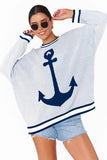 Show Me Your Mumu Adventure Sweater Style MM4-5777 AG05 in Anchor Graphic Knit; 