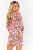 Show Me Your Mumu Charlie Collar Dress Style MF3-5458 CF13 in Carnany Floral Knit; 