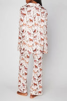 Show Me Your Mumu Classic PJ Set Style MF5-6321 HJ04 In Country Horse Jersey;Horse Themed Jersey Fabric PJ Set; Horse Lover Pajamas; Horse Lover PJ Set