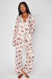 Show Me Your Mumu Classic PJ Set Style MF5-6321 HJ04 In Country Horse Jersey;Horse Themed Jersey Fabric PJ Set; Horse Lover Pajamas; Horse Lover PJ Set