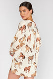 Show Me Your Mumu Clothing Bonfire SweaterStyle MF5-4074 HK18 in Wild Horses Knit;Horse Print Sweater; 