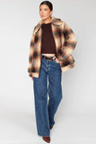 Show Me Your Mumu Clothing Tuck in Sweater Style MF5-5751 MO06 in Mocha Knit; Brown Fall Sweater