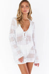 Show Me Your Mumu Come Around Cover Up Style MS4-5513 WC 16 in White Crochet;Crochet Cover up Dress;Honeymoon Cover Up Dress; 