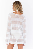 Show Me Your Mumu Come Around Cover Up Style MS4-5513 WC 16 in White Crochet;Crochet Cover up Dress;Honeymoon Cover Up Dress; 