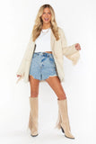 Show Me Your Mumu Sierra Fringe Jacket Style MF3-5465 CF14 in Cream Faux Suede;Faux Suede Jacket;Fringe Jacket; 