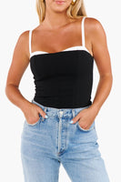 Show Me Your Mumu Tiff Top Style MM5-6193 BW99 in Black and White; 