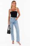 Show Me Your Mumu Tiff Top Style MM5-6193 BW99 in Black and White; 