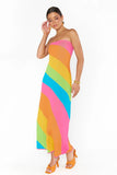 Show me Your Mumu Island Nights Tube Dress Style MS4-5516 SR11 in Salty Rainbow;Sexy Tube Dress; 