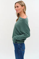 Six Fifty Clothing Anywhere Top Style SF0396 in Evergreen