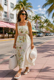 Lorraine Midi Dress Seawall Birds Sugar