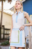Spartina 449 Jersey Wrap Skort Floral White;Tennis Skort;Golf Skort;Pickleball Skort; 