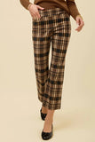 Spartina 449 Maren Kick Flare Pant Guerard Estate Plaid; Plaid Crop Plaid Pant; 