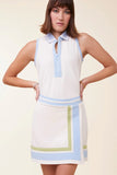 Spartina 449 hawnee Sleeveless Polo Floral White; 