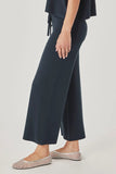 Splendid Clothing Christa Crop Sweater Pant Style RS6A130SE MDI in Mood Indigo. Elevated leisure style Spring Summer sweater pant. Luxe leisure style.