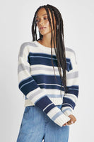 Splendid Clothing Harper Sweater Style RS4S310SEIGM in Indigo Multi; 