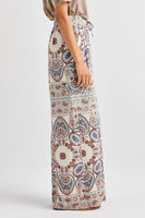 Splendid Clothing Venice Pant Style RM4C980 LOY in Lagoon Paisley;Paisley Printed Summer Pant;Printed BEach Pant; 