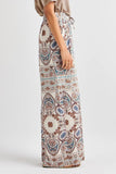 Splendid Clothing Venice Pant Style RM4C980 LOY in Lagoon Paisley;Paisley Printed Summer Pant;Printed BEach Pant; 