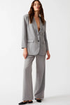 Steve Madden Apparel IMAAN BLAZER Style BN302125STGY in Steel Grey;Boyfriend Fit Blazer;Over-sized women's Blazer