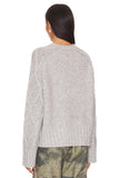 Steve Madden Apparel Micah Sweater Style BN406486SILG in Silver Grey; 