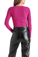 Steve Madden Apparel STEVE MADDEN XANDRA BODYSUIT Style BN406432FSCH in FUSCHIA; 