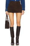 Steve Madden Apparel Simona Skirt style BP309328DESP in Dark EspressoFall Cord Bubble Mini Skirt;Brown Bubble Mini Skirt; 